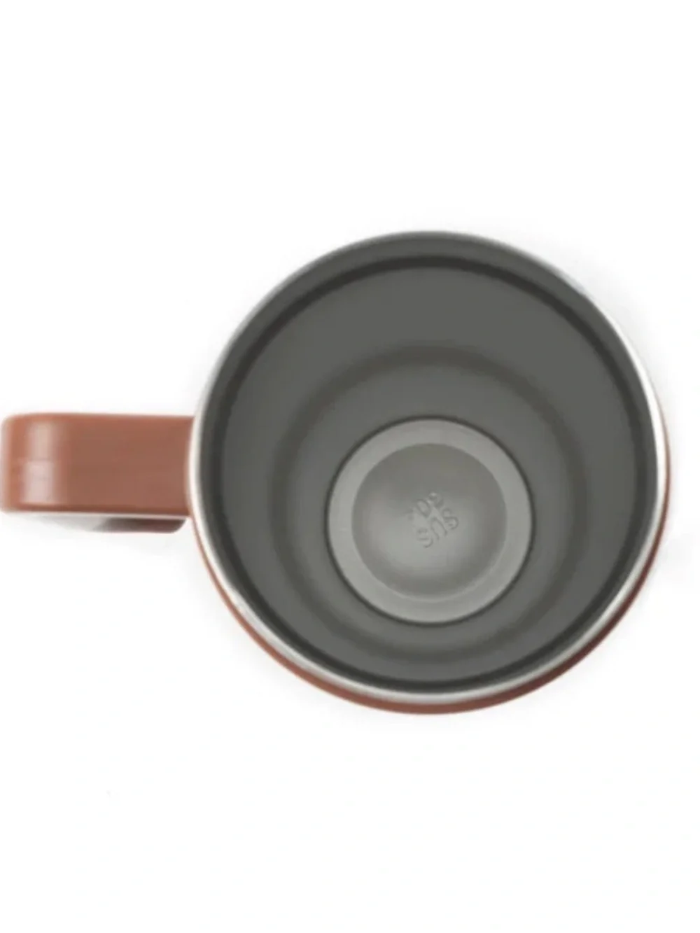 Brown Cowhide Pattern Insulated Travel Mug with Leather Wrap